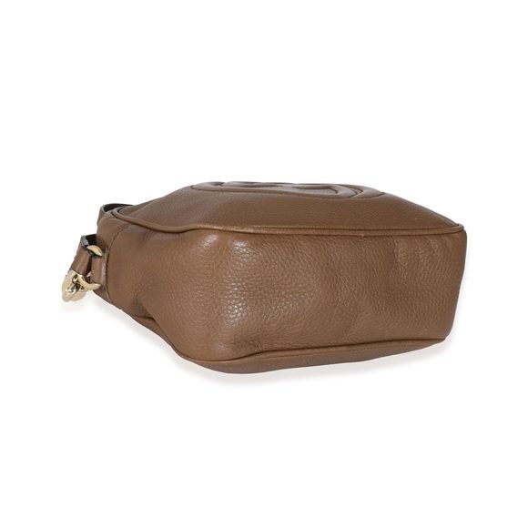 Gucci Brown Pebbled Leather Soho Disco Bag - Picture 6 of 8